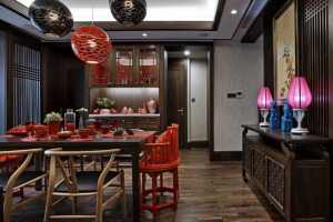 中式餐厅室内装修设计