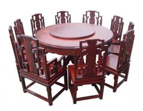 明清古典家具图片 实木餐桌 