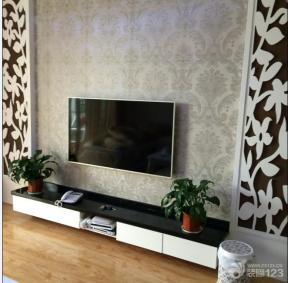 欧式家装设计效果图 家庭电视背景墙