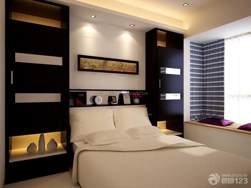 现代简约小户型卧室装修设计效果图