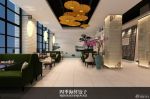 特色飯店泛白色地磚裝修效果圖