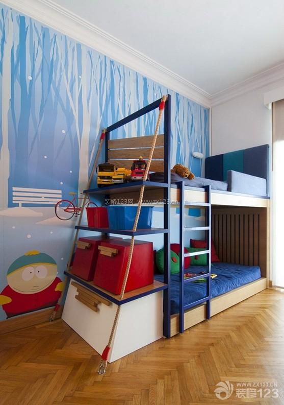 82平老房子创意儿童房装饰效果图