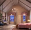 2014最新别墅粉色系20平米卧室装修设计效果图