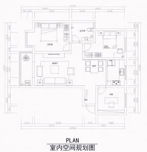 正商明鉆118平米三居室平面圖