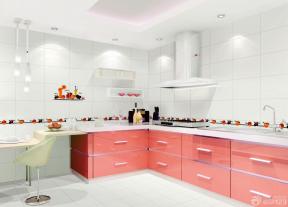 厨房橱柜颜色效果图 现代厨房装修效果图 厨房墙砖贴图