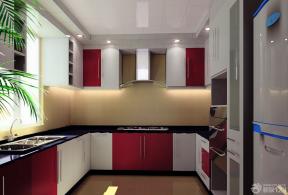 温馨室内现代厨房铝扣板集成吊顶装修效果图