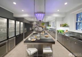 铝合金多功能组合柜 家居厨房装修效果图 厨房吧台设计
