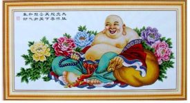 談談彌勒佛十字繡多少錢