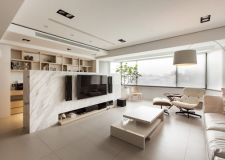 2014最新现代简约风的客厅装修设计效果图赏析