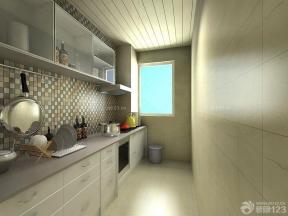 条形铝扣板 超小厨房装修效果图 厨房组合柜