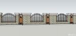 400平米別墅圍墻設(shè)計(jì)效果圖欣賞