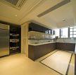 最新170平米样板房厨房组合柜效果图