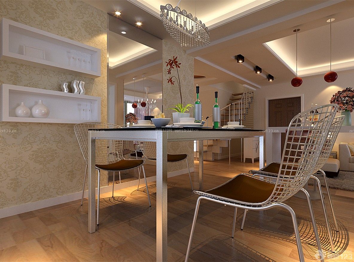 2014最新跃层新房餐厅精装设计效果图