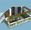 自建房现代简约屋顶花园装修效果图片