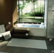 240平米别墅室内白色浴缸装饰图片设计