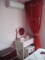 115平米家装卧室粉色可爱梳妆台装饰实景图