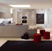 180平米家装现代风格厨房烤漆橱柜设计效果图欣赏