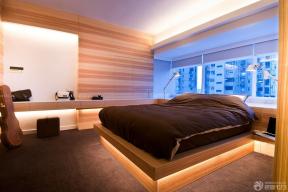 长方形卧室装修图 10平方米卧室装修 现代风格实木家具
