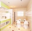 最新现代风格厨房绿色橱柜装修设计效果图