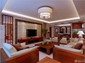 中式实木家具图片 时尚客厅 组合沙发