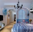 地中海风格40平米一室一厅卧室最新图片