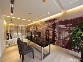 后現(xiàn)代風格 書房設計 背景墻壁紙