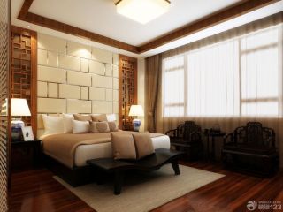 东南亚风格两室两厅改三室卧室天花板效果图欣赏