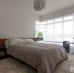 现代设计风格15平米卧室双人床装修效果图
