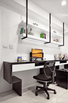 现代设计风格 书房布置 电脑桌