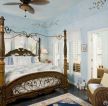 美式乡村风格小洋房卧室设计实景图