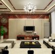 新中式风格自建房客厅装饰效果图