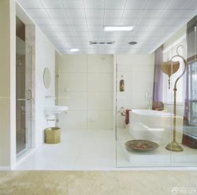卫生间浴室装修图 铝扣板集成吊顶
