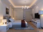 时尚现代风格80平米房屋卧室装修效果图