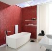 现代温馨家庭浴室装修效果图