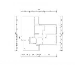 天居錦河丹堤112平米三居室戶型圖