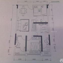 流塘阳光户型图C1户型图 2室2厅 面积:73.00m2