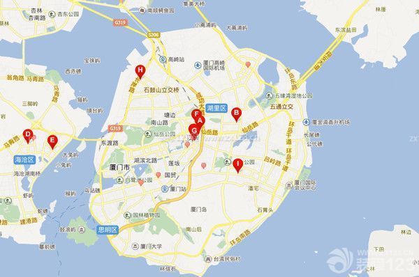 厦门建材市场地图