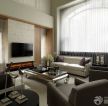 现代设计风格小跃层家装客厅设计组合沙发图