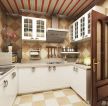 2014美式风格厨房仿古砖装修实景图