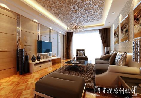 宜昌市虹桥国际公寓130平米现代风格