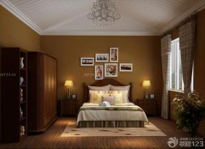 卧室装修风格双人床背景墙装饰图欣赏大全