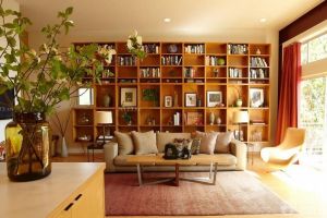 客厅兼书房如何设计