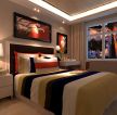 现代家居卧室颜色搭配床头背景墙设计图大全