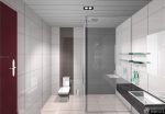 2014浴室条形铝扣板吊顶装修效果图