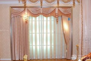 韩式客厅窗帘布艺怎么装修