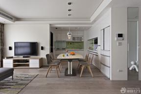 现代设计风格 三室两厅 家庭餐厅 餐桌餐椅