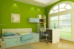 彩色漆卧室