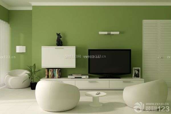 “客厅电视背景墙用什么颜色好看？”第一讲、和客厅采光的关系。