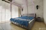 现代设计风格主卧室室内双人床装修图欣赏