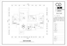 勤诚达89平米三居室平面图